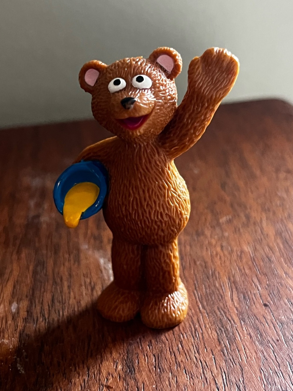 Sesame street  baby bear 1997 pvc Brown Bear Figurine Toy